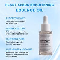 Minyak Esensial Tanaman Alami Murni 30ml Bebas Kekejaman Hewan, Mengencangkan, Memutihkan, Merevitalisasi, Minyak Pijat Wajah