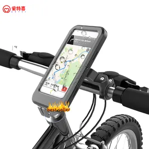 Qusart bicicleta moto telefone stand fábrica atacado impermeável móvel titular magnético para bicicleta móvel