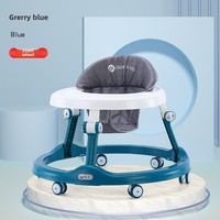 Poussette multifonctionnelle anti-renversement pour enfants de 7 à 18 mois, voiture d'équilibre et marchette pour bébés avec fonction musicale, cadre en plastique