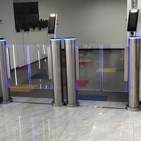 Barrière pivotante entièrement automatique à succès – Portillon de sécurité rapide avec lecteur RFID pour gymnases, moteur sans balais, IP65