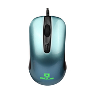 Souris de jeu ergonomique à double mode rechargeable 2,4 GHz/sans fil avec rétroéclairage LED et 6 boutons pour une utilisation ambidextre au bureau et en jeu