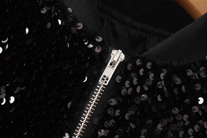 Usine personnaliser paillettes scintillantes Bomber au printemps enfants populaire Bling veste pour différentes saisons en occasion spéciale - Product Image 5