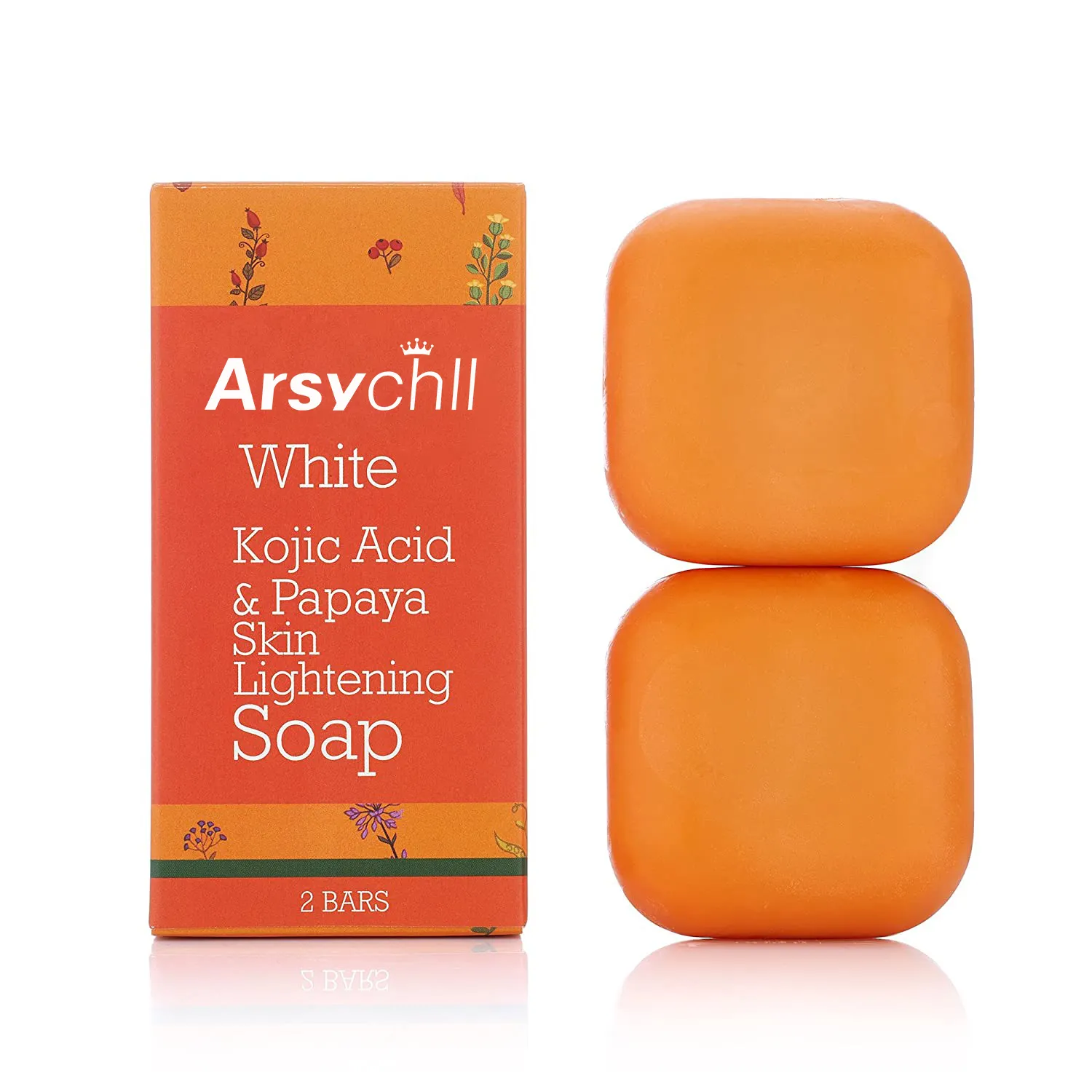 Private Label Natural Organic Kojic Acid & Papaya Skin Whitening Body Face Brightening Soap