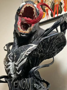 Escultura <span class=keywords><strong>de</strong></span> busto <span class=keywords><strong>de</strong></span> resina con temática <span class=keywords><strong>de</strong></span> Venom <span class=keywords><strong>de</strong></span> alta calidad Técnica pulida <span class=keywords><strong>de</strong></span> mascota favorita <span class=keywords><strong>de</strong></span> los fanáticos <span class=keywords><strong>de</strong></span> Marvel - Product Image 6
