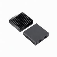 Radiator Heatsink Aluminium untuk Chip Router CPU Cooling Block Profil Aluminium Ukuran Lengkap