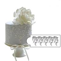 Hot Sale Kunststoff Spray Blumenmuster Vorlage Spitze Mesh Mold Cake Dekorieren Schablonen für Airbrush Dekoration