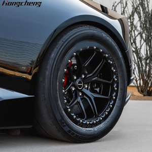 Rueda de arrastre de Beadlock individual compensada 6061-T6 de aluminio 18x12 5x112 + 44 para Audi R8 GEN2 Supra A90 S550 Mustang GT350 - Product Image 1