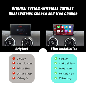 Hộp CarPlay Android Auto CZT-AUTO dành cho AUDI A3 2013-2018, màn hình 7/8.8 inch, kết nối không dây, tích hợp GPS, tương thích với MIB/MIB2 - Product Image 3