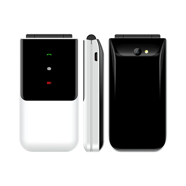 Unlocked F2720 Quad Band Dual SIM Card Dual Standby Flip Phone Design Keyboard Feature Mobile Phone
