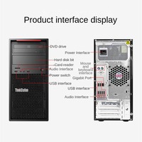 En stock, station de travail graphique de bureau Lenovo ThinkStation P520C, processeur Intel Xeon série W, ordinateur PC pour l'apprentissage profond de l'IA