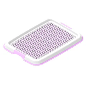 <span class=keywords><strong>Pee</strong></span> Pad Tray Pet Dog Rabbit Litter Box Plástico Toliet - Product Image 1