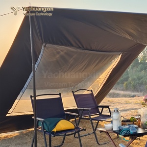 Mesh-Trimmed Edge Tent 210D Oxford Cloth Sun Proof Rainproof Windproof UV Protection Foldable Extended Type - Product Image 2