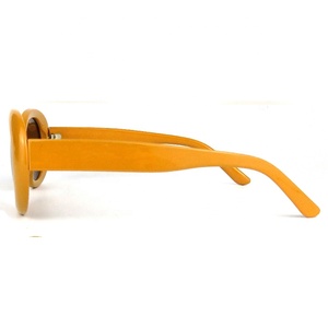 Promoción gafas barato ligero amarillo oval vintage gafas de sol 2019 - Product Image 4