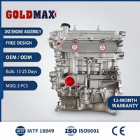 GOLDMAX Neuf Moteur Complet Toyota 2NZ 2NZ-FE 1.3L Bloc Long 1299cc 4 Cylindres DOHC 16V pour Vios Yaris Belta Ist OEM ODM
