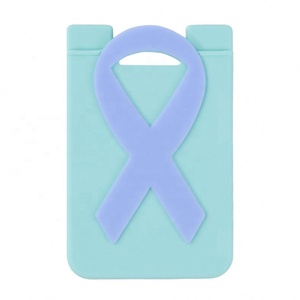 Dompet ponsel silikon warna ganda, wadah kartu silikon dua warna untuk siswa dan <span class=keywords><strong>promo</strong></span> - Product Image 2