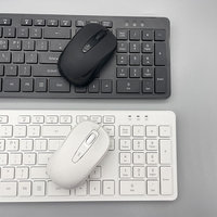 Ensemble clavier-souris BT5.0 personnalisé touches chocolat pleine grandeur BT-103D sans fil USB Connect Office Feature