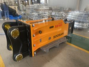 Martillo hidráulico tipo caja Soosan SB140, PRODUCTO PRINCIPAL, SUMINISTRO DIRECTO DE FÁBRICA, UN AÑO DE GARANTÍA, CARACTERÍSTICAS ESTÁNDAR INCLUIDAS - Product Image 2