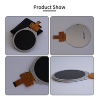 Layar LCD TFT Bulat 2.1 3.4 5 Inci 800*800 Antarmuka Mipi 3.4'' Panel Layar TFT Lingkaran