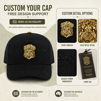 Gorra de Béisbol Personalizada con Logotipo Bordado en Metal G5, Forro de Satén, Baez 3.0, Gorras Personalizadas de Gamuza, Gorras Elegantes Unisex