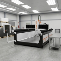 Routeur de gravure CNC 3 axes robuste Rongchi pour l'usinage de matériaux composites en fibre de verre et carbone destinés aux usines de fonderie