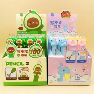 פרסומת מתנת כלי כתיבת מכתבים קידום מכירות קוריאני סגנון Kawaii אבוקדו unicorn עיצוב HB מכאני עיפרון