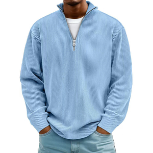 Camiseta Casual <span class=keywords><strong>con</strong></span> <span class=keywords><strong>Capucha</strong></span> y Cuello Alto para Hombre, Tallas S-5XL, Camiseta <span class=keywords><strong>Polo</strong></span> de Manga Larga <span class=keywords><strong>con</strong></span> Cierre y Cuello Alto de Pana - Product Image 1