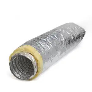 China Wholesaler's Insulated Flexible Air Duct Hose for HVAC Systems Ventilation Parts