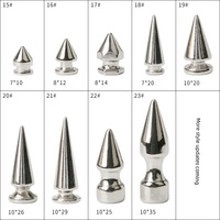 Vêtement personnalisé Chaussures Punk Rivet Pointe Clou Alliage Punk Rivet Pointes DIY Gothique Bouton Alliage