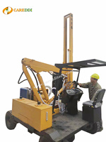 Pile 1.8 Meter Drilling Depth High Frequency Vibration Hammer Pile Driver Highway Guardrail Installer Pile Driver