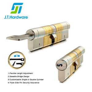 Alta sicurezza europeo trippa segno Pin cilindro regolabile lunghezza della serratura modulare con kit di estensione - Product Image 2