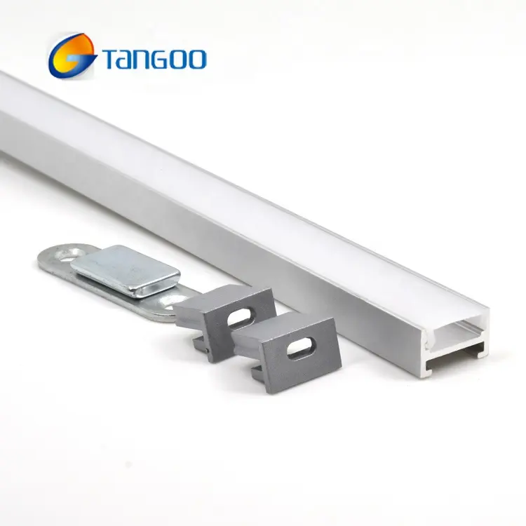 Profilé aluminium magnétique pour barre lumineuse led, montage en Surface