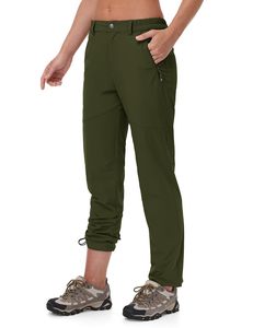 Pantalones de Senderismo para Hombre, Ligeros, Resistentes al Agua, Transpirables, de Nailon, con 6 Bolsillos - Product Image 2