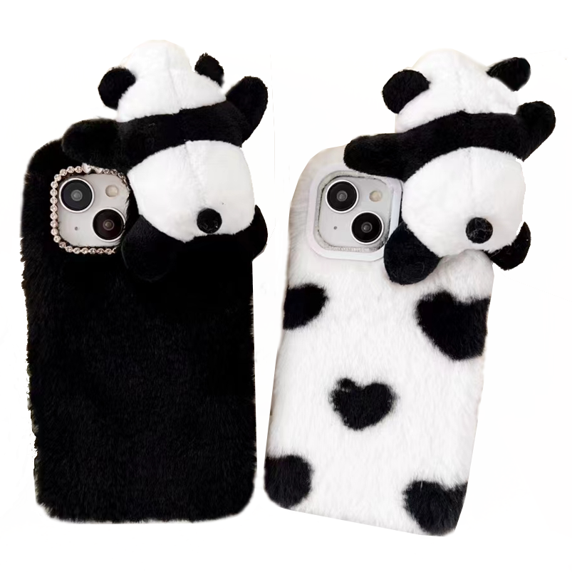 Warm Bunny Furry Soft Rabbit Hair Mobile Phone Case Warm Bunny Furry Soft Rabbit Hair Mobile Phone Case