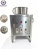 Machine à éplucher l'ail automatique en acier inoxydable pour légumes 200W 50x50x95cm avec aspiration Garantie 1 an