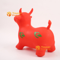 Pas cher Prix Meilleur Tour Sur Les Jouets Taureau PVC Saut Gonflable Animal Gonflable Trémie Animal pour Enfants