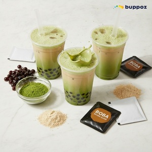 มัทฉะสำเร็จรูปแบบฉลากส่วนตัว ไข่มุกทอปิโอคาสำเร็จรูปสำหรับร้านชานมไข่มุก ใช้เป็นท็อปปิ้งเครื่องดื่ม - Product Image 6