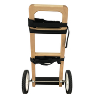 Chariot professionnel de haute qualité avec 2 roues, harpe à pédale à 47 cordes pour support de chariot Salvi Harp, déplaceur, etc.