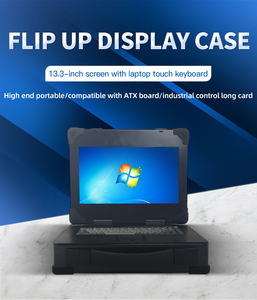 2U 13.3 inch 1080P HD màn hình siêu mỏng gia cố trường hợp di động điều khiển công nghiệp máy tính Rack mount Chassis bao vây - Product Image 5