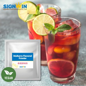 Poudre de mûre SIGNWIN facile à préparer, goût aigre-doux, emballage en sachet aluminium pour la préparation de smoothies. - Product Image 3
