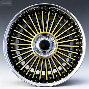 ล้ออัลลอยด์ฟอร์จ 3 ชิ้น รุ่น New Chrome 2 EMITZ ขนาด 18-22 นิ้ว 5x112/<span class=keywords><strong>120</strong></span>/114.3 <span class=keywords><strong>PCD</strong></span> 25 มม. ET ขอบลึก สไตล์ JDM สำหรับ S14 - Product Image 3