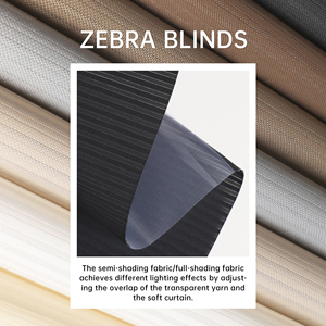 SAMADHI High Quality Custom Size <b>Window</b> Zebra Roller Blinds Cordless <b>Shades</b> Zebra Blinds - Product Image 2