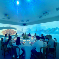 Oeil nu 3D Holographique Restaurant Projecteur 3D Mur KTV Bar Mariage Holographique Projecteur Interactif Projection Holographique