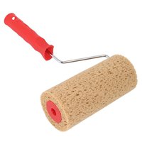 Rouleau de peinture en mousse à motif éponge pour la peinture murale - Qualité industrielle et DIY, personnalisable OEM