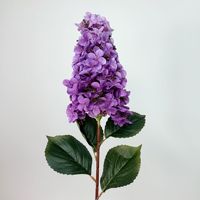 BL-8359 Fleurs artificielles d'hortensia européennes longues 83 cm à tige unique, broderie fragmentée, haute qualité, Fête des Mères, Saint-Valentin