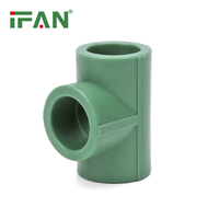 Fabricants de raccords de tuyaux PPR haute pression IFAN, vert foncé, 20-63 mm, coude PPR, raccords de tuyaux PPR