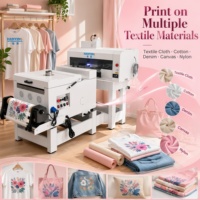 Nouvelle imprimante DTF semi-automatique à double tête avec garantie d'un an pour les entreprises d'impression de t-shirts personnalisés