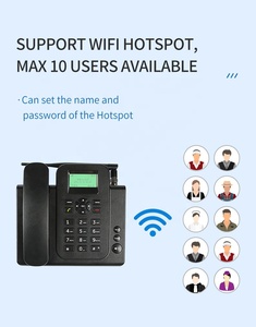<span class=keywords><strong>Teléfono</strong></span> fijo con pantalla a color 4G FWP LTE GSM 4G Volte Call 2,4 InchWiFi Hotspot <span class=keywords><strong>Teléfono</strong></span> inalámbrico fijo <span class=keywords><strong>Teléfono</strong></span> de escritorio SIM - Product Image 2