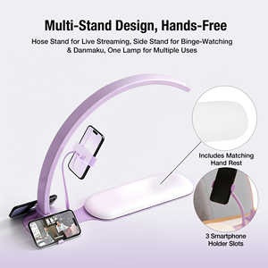Nueva Lámpara <span class=keywords><strong>UV</strong></span> LED Profesional 3 en 1 <span class=keywords><strong>para</strong></span> Uñas, con Forma de Media Luna, 48w, con Luz <span class=keywords><strong>para</strong></span> Selfies y Soporte <span class=keywords><strong>para</strong></span> Teléfono Celular, <span class=keywords><strong>para</strong></span> Uso en Salón - Product Image 3