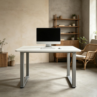 Service OEM/ODM, bureau de qualité commerciale, 4 moteurs électriques, hauteur réglable, 3 couleurs disponibles, structure de bureau durable