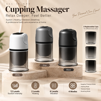 Masseur à ventouses électrique pour drainage des méridiens, anti-cellulite, amincissement par ventouses sous vide et machine Guasha